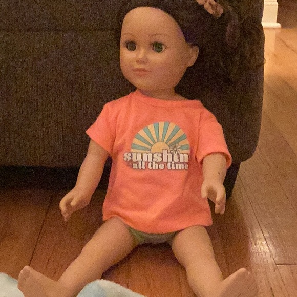 American Girl Other - Sunshine All the Time Doll with Orange Shirt